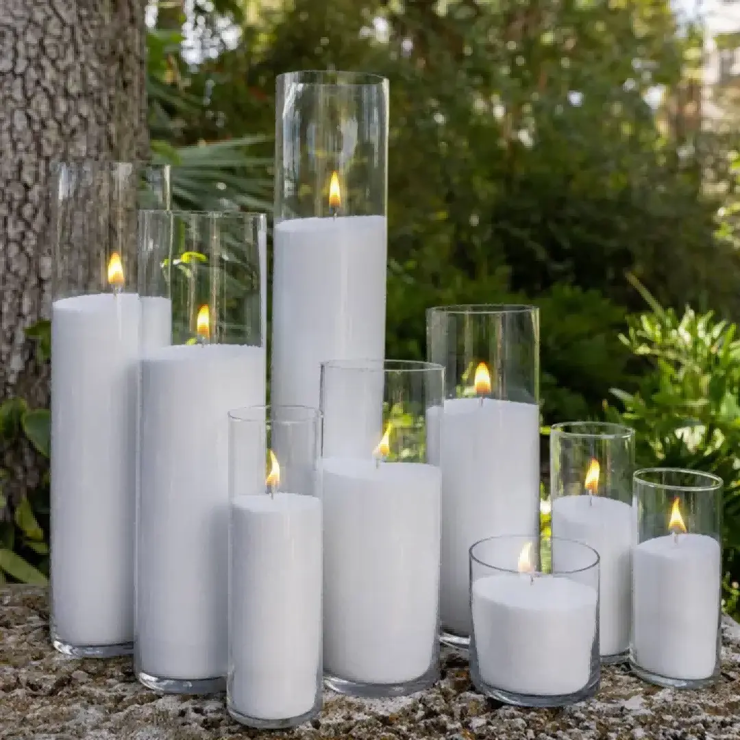 Premium Glass Candle Base 