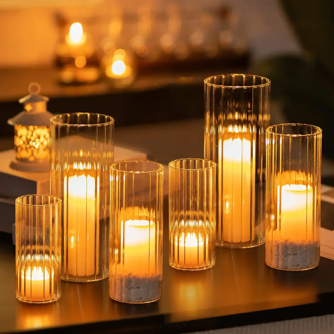 Premium Glass Candle Holder Collection