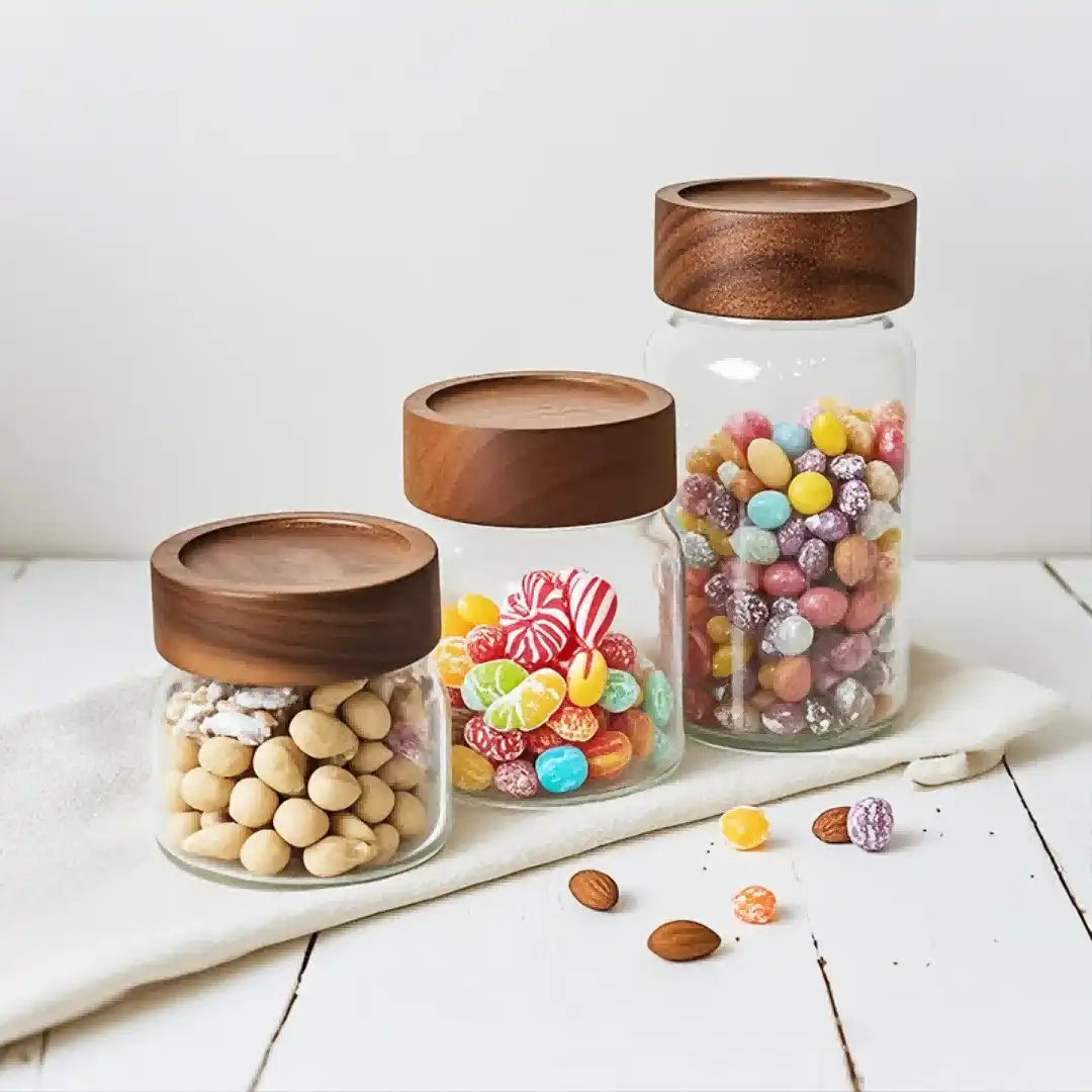 Glass canisters Glass canisters