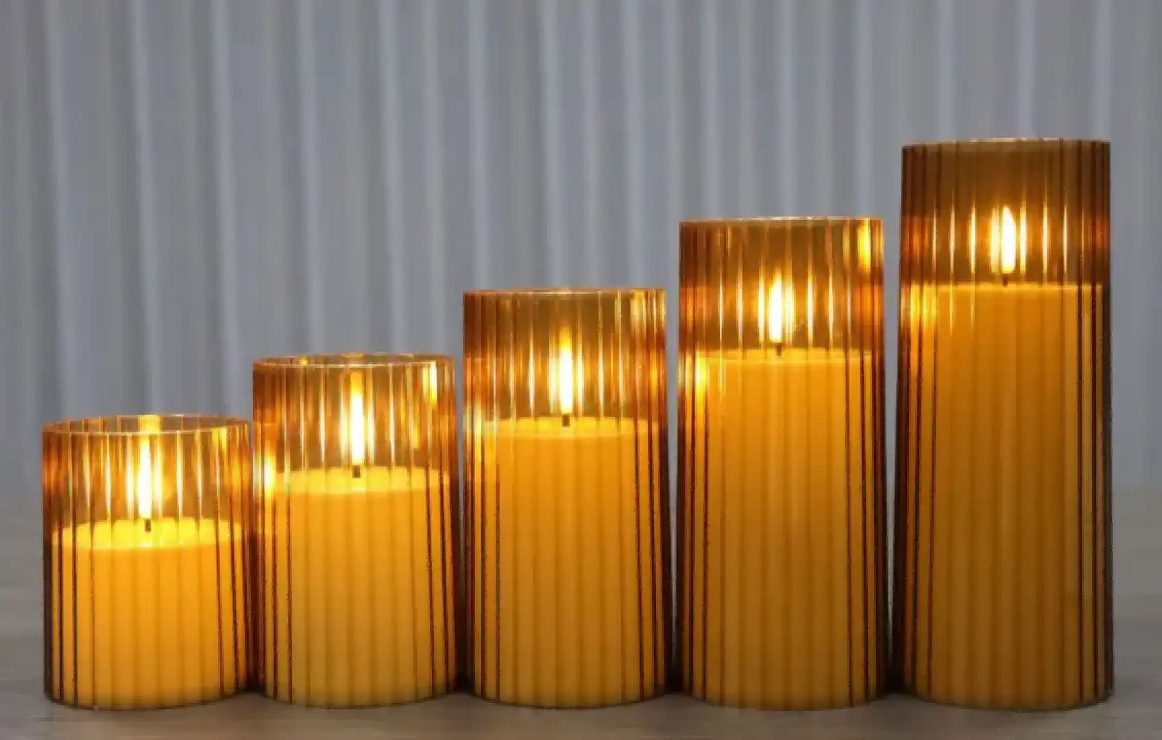 Glass candle bases Glass candle bases