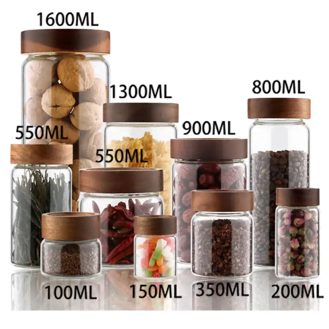Glass Kitchen Canisters Glass Kitchen Canisters