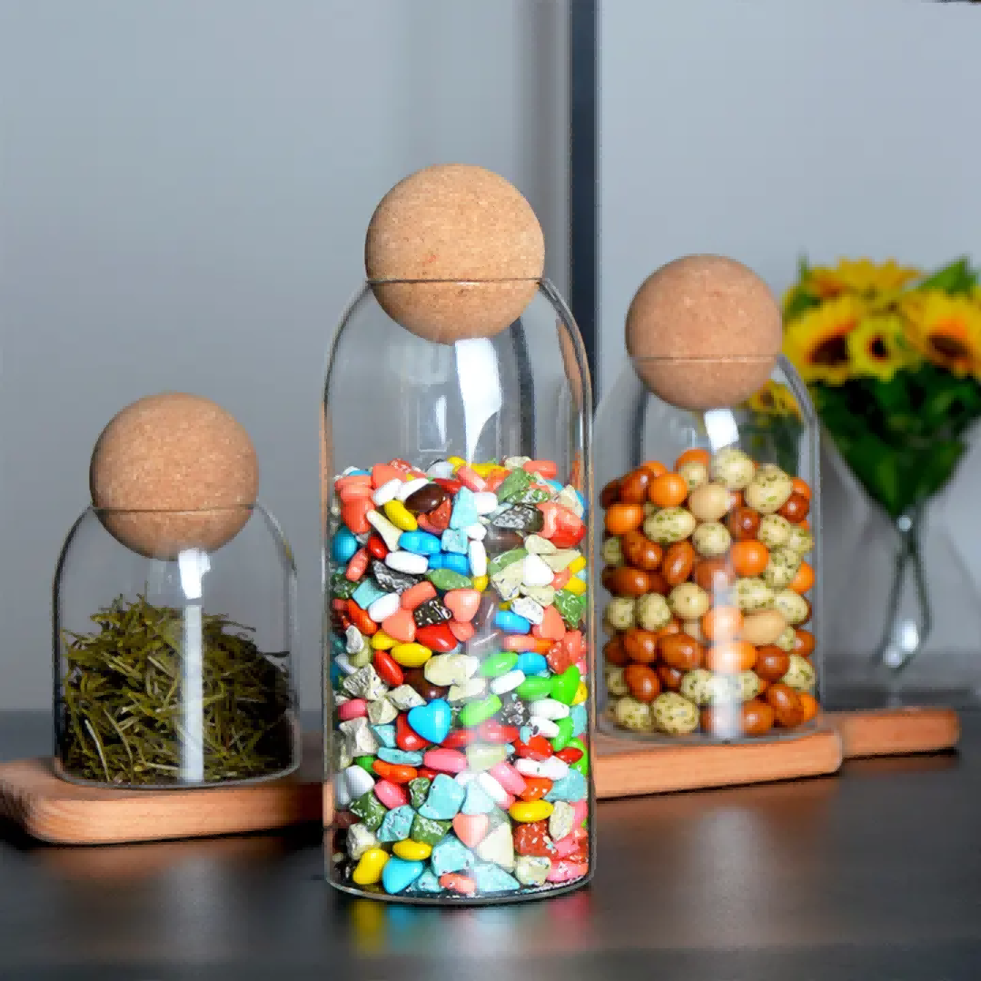 Top Glass Canisters for Coffee and Tea Storage