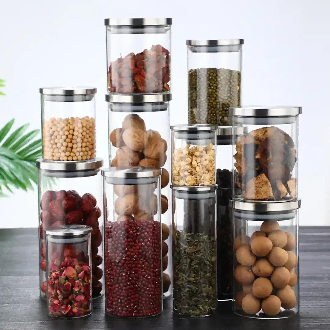 Déi wichtegst Virdeeler vun der Verwendung vun haltbarem Glas fir d'Lagerung vu Liewensmëttel